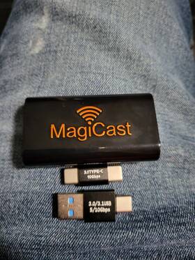 Power Acoustik 709483065819 Magicast Mc1 Usb Interface Converts Wired Carplay And Android Auto To Wireless Power Acoustik 709483065819 Magicast Mc1 Usb Interface Converts Wired Carplay And Android Auto To Wireless