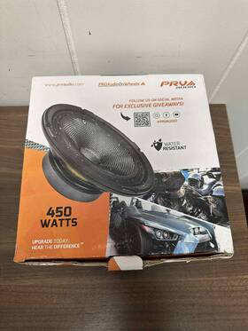 8mr450cf-4 Prva 312843110953 Prv 8 Inch Midrange Water Resistant Speaker Carbon Fiber 450w 4 Mint
