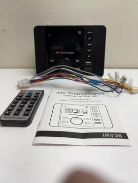 Recpro Rp-1212 Irv 36 Rv Radio Stereo System Am/fm With Bluetooth