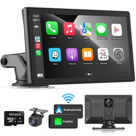 Skisea 762704505785 Wireless Apple Carplay Car Stereo Portable 9ftft Touch Screen Android Au