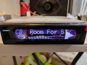 Cdx-m610 Sony Cdcm610 Xplod Old School Car Stereo Black Panel Graphics Display