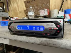 Sony Cdx-s2210s Car Audio Cd Tuner Deck 1din Fm Am Stereo Tested Working