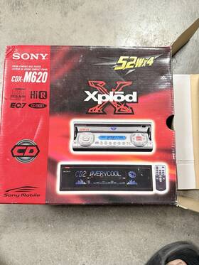 Cdx-m620 Sony M620 Xplod 52wx4 Cd Player With Remote