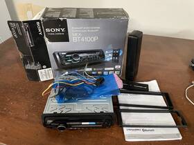 Mex-n4100bt Sony Mex-4100p Bluetooth Cd M3p3 Player Car Audio. Front Usb. Single Din