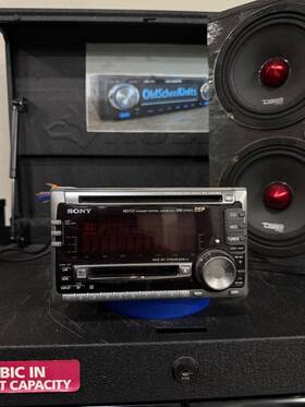 Wx-c900md Sony Rare Double Din Dsp Working And Tested Bluetooth Module Included