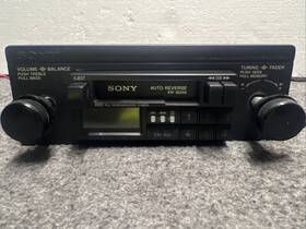 Xr-6088 Sony Vintage Car Am/fm Radio Cassette Player - Shaft Style Rare Untested