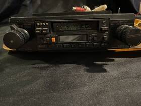 Xr-75 Sony Vintage 1983 Car Stereo Am/fm Radio/cassette Deck Made In Japan