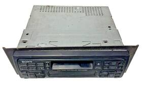 Xr-c300 Sony Fm Am Cassette Audio In Dash Car Sterio And Trim Plate Model
