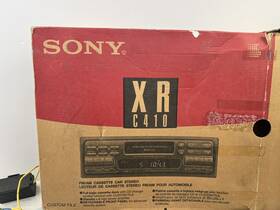 Xr-c410 Sony Vintage Car Stereo Am/fm Radio Cassette Deck Player Untested
