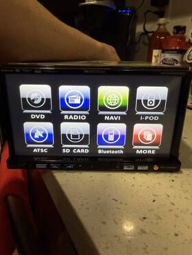 Soundstream Vr7355 Vr-7355 6.5 Inch Double Din Touchscreen Multi-media Head Unit Radio