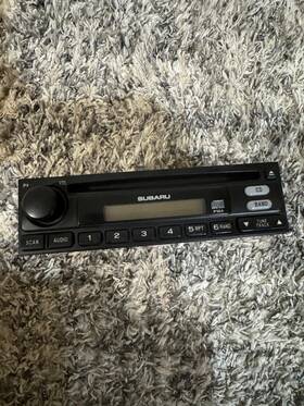 Cq-jf1360l Subaru 86201ae27b Oem Cd Player Radio 2003 Made In Japan