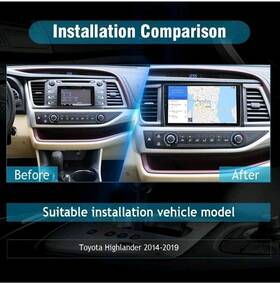 Sygav D5214-max6 Android 13 Car Stereo Bluetooth Gps Toyota Highlander 2014-2019