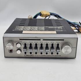 Te-200 Tancredi Vintage 80s Car Stereo Visual Equalizer Booster - Untested