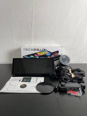 Dc10q5 Tecxerllon Black Wireless Bluetooth Android Carplay Screen With User Manual