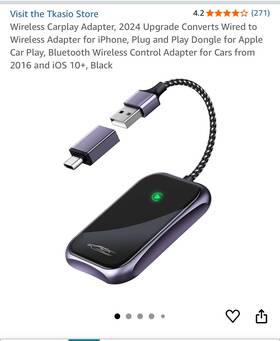 By969g Tkasio Wireless Carplay Adapter 2024 Upgraded