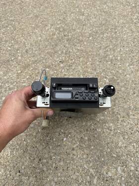Toshiba Tx-303 Vintage Car Truck Cassette Stereo Receiver Auto Reverse 25w