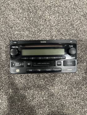 56836 Toyota 2005 4runner Oem Head Unit 4th Gen Stock Stereo 6cd Player