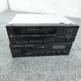 86120-12460 Toyota Vintage Oem Am/fm Cassette Radio Amp Fujitsu Ten Japan