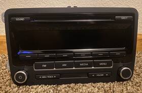 28352655 Volkswagen 2012-15 Vw Delphi Am Fm Radio De2-ddm Pn 1k0 035 164 D Jetta Passat Black Oem