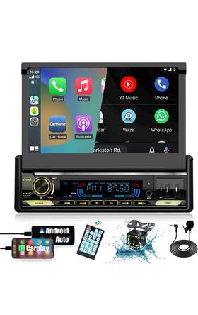 Th0030 Y-metdriving 7in Single Din Motorized Flip Out Touchscreen Car Stereo