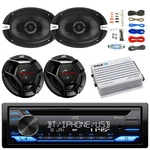 Jvc Cd Stereo Receiver, 2X 6.5" Speakers, 6X9" Bluetooth Amp W/kit. Fixed Price $357.00.