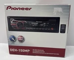 Pioneer DEH-150MP Cd Player Car Stereo MP3 Am Fm Radio 50W 4 Chan Aux & Remote. Fixed Price $125.99.