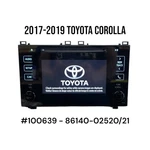 2017 2018 2019 Toyota Corolla Radio 100639 Display Screen 86140-02520 Oem 1.8L. Fixed Price $63.99.