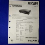 Sony XR-C8200 Service Manual Original Paper Oem Repair Guide Usa. Fixed Price $106.75.