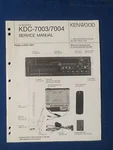 Kenwood KDC-7003 7004 Cd Player Service Manual Factory Original The Real Thing. Fixed Price $17.28.