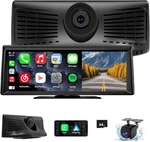 Wireless Carplay Screen With 2K Dash Cam, 8.1" Portable Inch. Fixed Price $148.60.