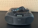 Sony CFD-S70 Portable Cd Cassette Player Am/fm Radio Boombox W/power Cord Tested. Fixed Price $60.00.