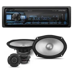 Alpine UTE-73BT Receiver, S2-S69C 6X9" Speakers: Bluetooth Digital Media Pair. Fixed Price $374.90.