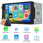 Cam+eonon 2 Din 7" Qled Touch Screen Stereo Radio Android Auto Carplay 1080P. Fixed Price $128.45.