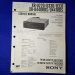 Sony XR-U220 XR-U330 XR-U331 XR-U440RDS XR-U441RDS Service Manual Original Paper. Fixed Price $29.95.