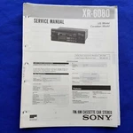 Sony XR-6080 Service Manual Original Paper Oem Repair Guide Usa. Fixed Price $79.00.
