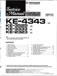 Pioneer KE-4343, 3525, 3333, 2323 Cassette Car Stereo W/ Fm/am Service Manual. Fixed Price $20.00.