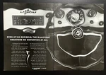 Blaupunkt Car Audio 1994 Vtg Print 17.5"X11.5" Karmann Ghia Dash Distorted. Fixed Price $14.00.