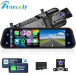 9.66" Hd Dual Lens Dvr Rear View Mirror Video Dash Cam Carplay Android Auto. Fixed Price $82.99.