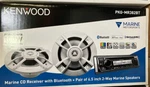 Kenwood PKG-MR382BT Marine Audio Package: KMR-D382BT Bluetooth Stereo & Speakers. Fixed Price $299.00.