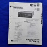 Sony XR-5250 Service Manual Original Paper Oem Repair Guide Usa. Fixed Price $19.96.