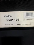 Clarion DCP-136 For ARX6470 (face Only). Fixed Price $30.00.