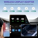 Tkasio Wireless Carplay Adapter 2024 Upgrade Converts Wired - Black. Fixed Price $36.18.