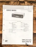Sony CDX-80 Player Service Manual *original*. Fixed Price $14.97.