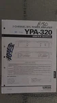 Yamaha YPA-320 Service Manual Original Repair Book Stereo Power Amplifier. Fixed Price $20.00.