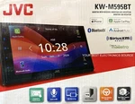 New Jvc KW-M595BT, 2-DIN Digital Media Receiver, W/ Apple Carplay & Android Auto. Fixed Price $279.00.