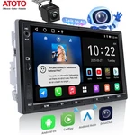 Atoto Android Apple Carplay Stereo Ai Radio Gps Navi Wifi 2DIN Backup Camera. Fixed Price $159.99.