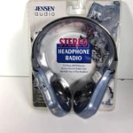Jenson Audio Stereo Headphone Radio WR-18M New Old Stock Sealed Package. Fixed Price $19.99.