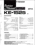 Pioneer KE-1525 Uc, Cassette Car Stereo W/ Fm/am Electroni Tuner Service Manual. Fixed Price $20.00.