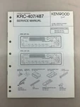 Kenwood KRC-407 487 Original Service Manual Free Shipping. Fixed Price $14.00.