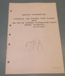 Audiovox Ford 1979 Am-fm Cassette Radio Service Manual 79-GM-SPC 79-FO-SPC. Fixed Price $12.99.